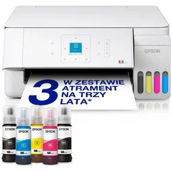 Epson Urzadzenie wielofunkcyjne MFP ITS EcoTank L3366 color/A4/33ppm/WLAN(D)/LCD3.7cm/bialy (Tintentank, Farbe), Drucker, Weiss