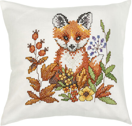 Stickkissen "Kleiner Fuchs"
