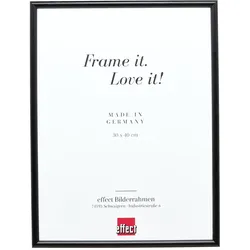 effect Holz-Bilderrahmen Profil 20 Schwarz / 29,7 x 42,0 (A3) / Normalglas / Flo...
