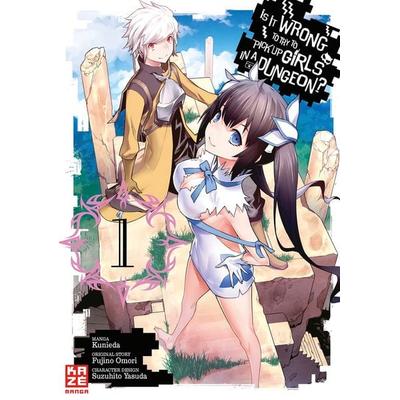 Is it Wrong to Try to Pick up Girls in a Dungeon – Band 1, Taschenbuch von Fujino Oomori, Kazé, 978-2-88921-882-0