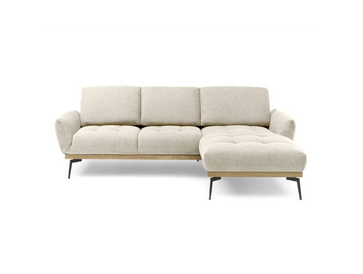 Trendstore Eddie Ecksofa inkl. klappbaren Rücken - Flachgewebe