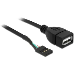 DELOCK USB Kabel Pinheader 4Pin -> A Bu/Bu 0.40m