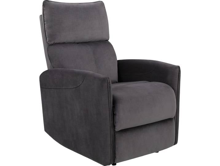 Relaxsessel PINETO Samt Anthrazit