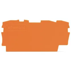 WAGO Abschlussplatte u. Zwischenplatte 2002-1392 für TOBJOB S orange