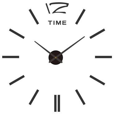 Uplift Picks Large DIY 3D Wall Clock Modern Acrylic Mirror Decor Clock 10 3d 51 Inch (130cm)