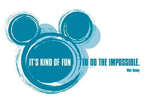 Komar Disney Deco-sticker ITS KIND OF FUN Mickey Mouse Muurtattoo 50 x 70 cm