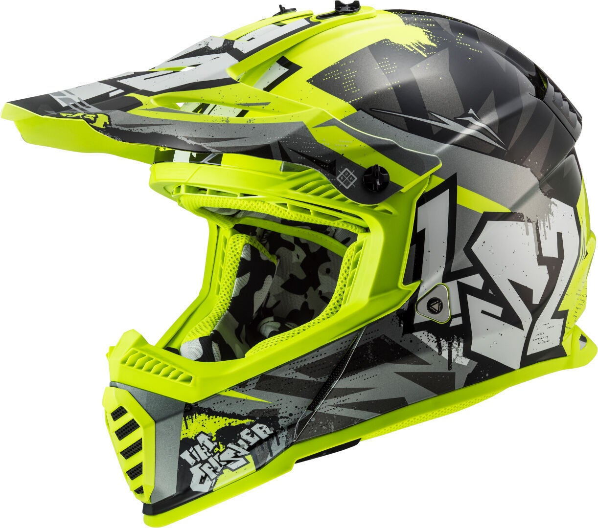 LS2 MX437 Fast Evo II Mini Crusher Kinder Motocross Helm 46437J3412S
