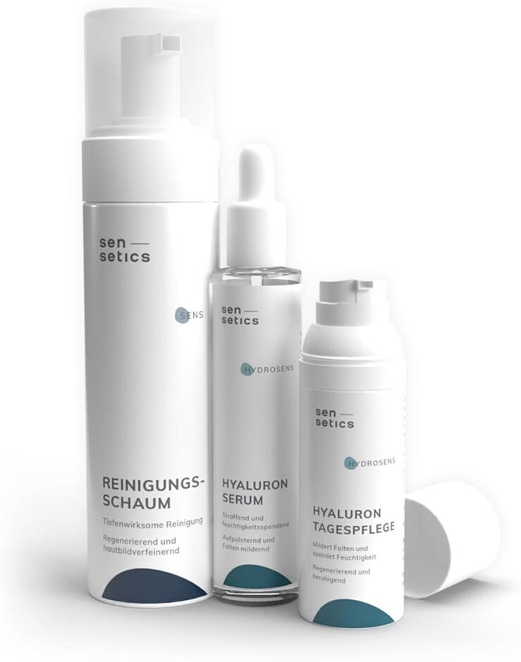 sensetics Anti-age Set: Reinigung + Serum + Tagespflege