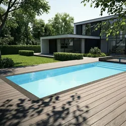 Pool fertig montiert, verrohrt & verkabelt 3,0x7,0m Infinity® Bay | Überlauf-Schwimmbecken: Fertig montiert, verrohrt und verkabelt