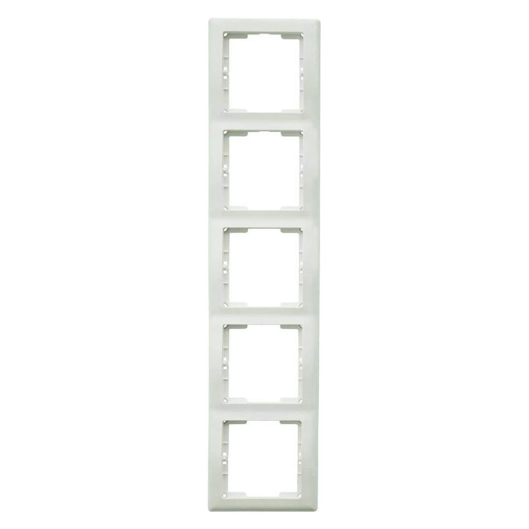 Mutlusan Daria 5-fach Rahmen vertikal Weiss für 5 Module (31529179)