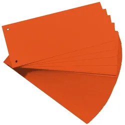 Herlitz 10843647 Trennblatt Karton Orange 100 Stück(e)