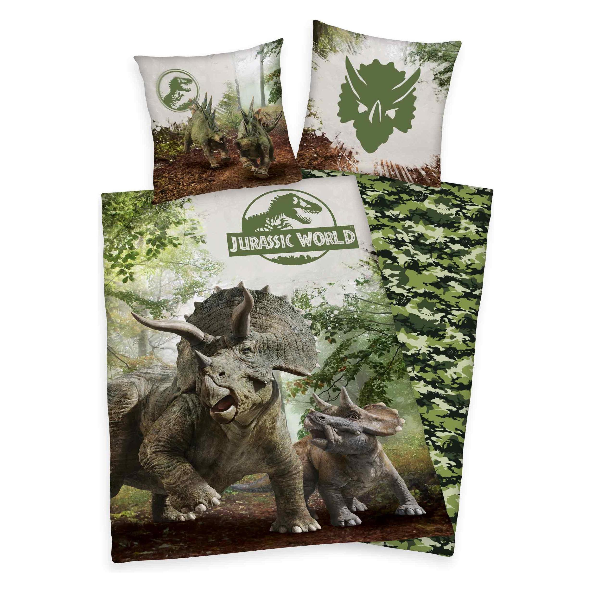 Herding Jurassic World Bettwäsche (140 x 200 cm, 70 x 90 cm) (B08QJ13MD7)