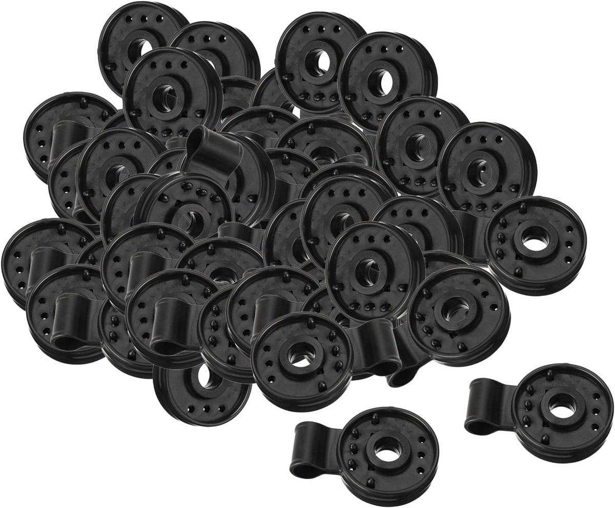 50 stuks Tent Tarp Clips - Zwarte Dekzeil Klemmen voor Outdoor Bevestiging