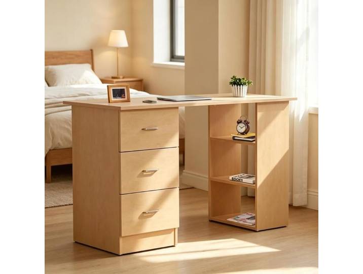 Bureaux bureaux fonctionnels 120 × 49 × 72 cm couleur bois naturel
