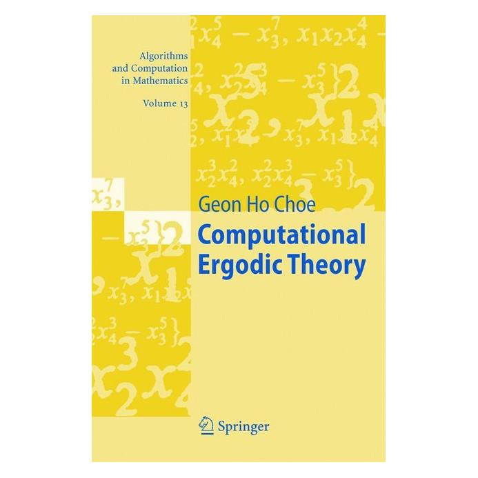 Springer Computational Ergodic Theory (Englisch, Softcover, Geon Ho Choe) (55374302)