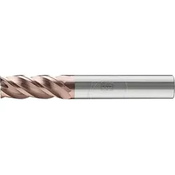PFERD 23000921 - VHM-Fräser, 4 Schneiden, Ø 8 mm, AlTiN / TiSiXN Schaft HB RF