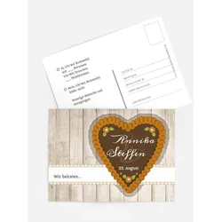 Antwortkarten Hochzeit selbst gestalten mit Spruch und Fotos im Onlinedesigner bei Meine-Kartenmanufaktur.de