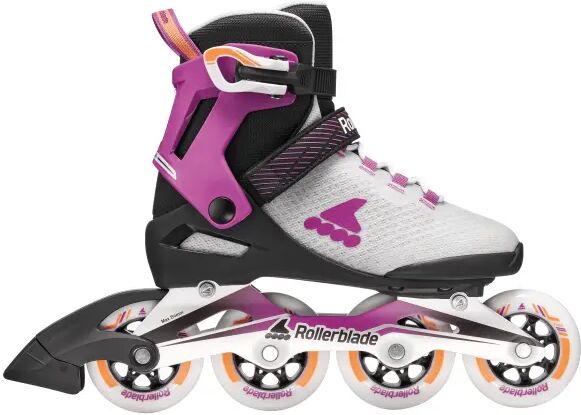 Womens Inline Skates Rollerblade Macroblade 84 (Grey - 5)  - Grey;Purple;Orange - Size: 5 UK