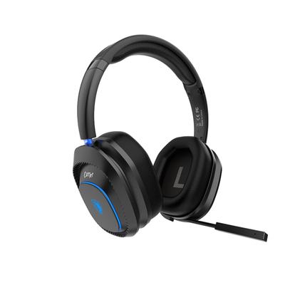 SADES Gaming-Headset "Carrier SA-203", schwarz (schwarz, blau), Kopfhörer, kabellos, Stereo, Over Ear, Bluetooth 5.0, 2,4G, 3,5 mm