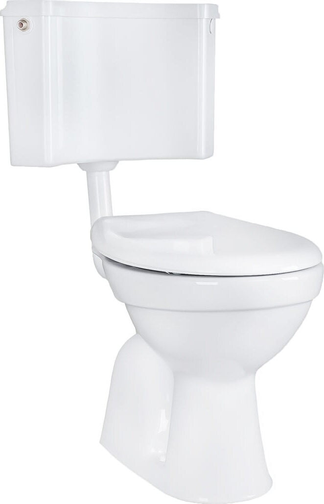 Belvit WC-set AP2001 met taharetfunctie, bodemuitloop en soft-close toiletbril inclusief inbouwspuitkast