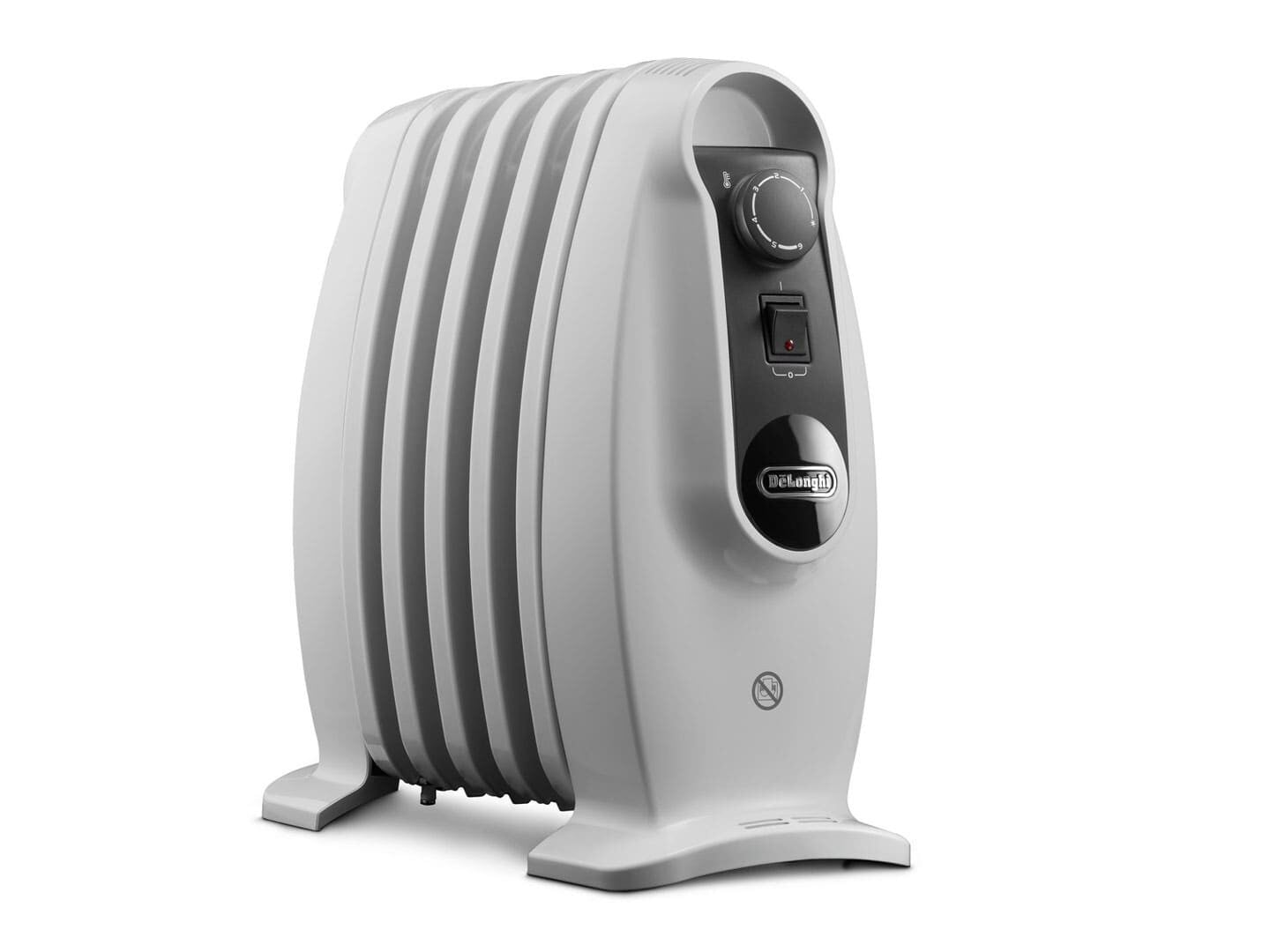De'Longhi TRNS0505M elektrische olie-radiator, wit, draaibaar
