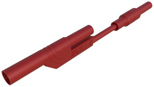 Hirschmann Test & Measurement MAL 2800 S rt Sicherheits-Messleitung 4mm Sicherheits-Stecker 4mm Sicherheits-Stecker 8cm Rot 1St.