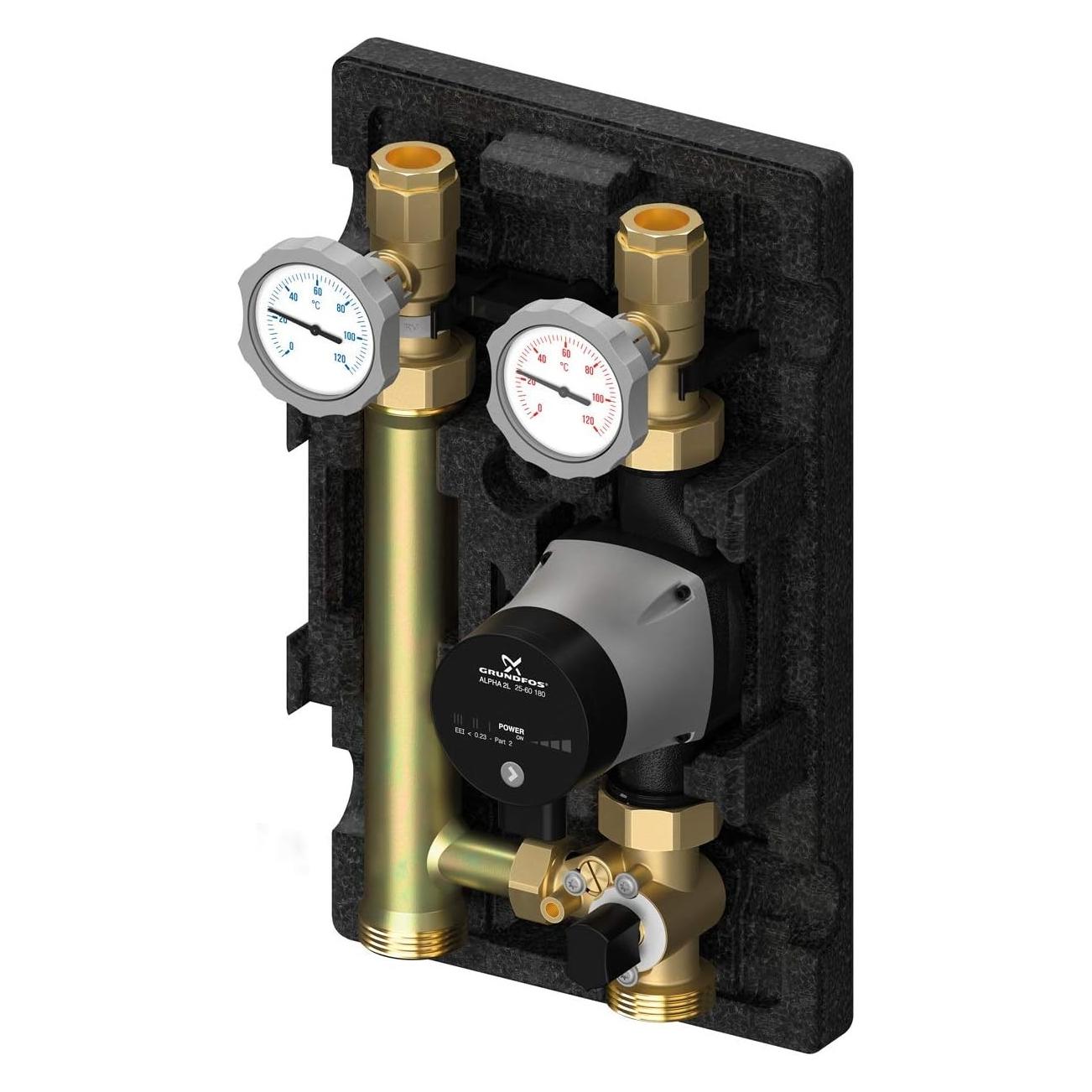 Flamco Pumpengruppe Edition 8 MK gemischt, 1Zoll ohne Pumpe (M66831EA)