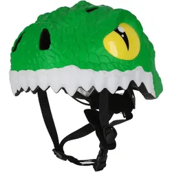 CRAZY SAFETY Crocodile Fahrradhelm Kinder 3999 - green S (49-55 cm)