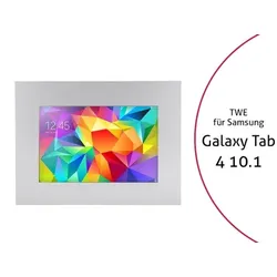 TabLines TWE002S Tablet Wandeinbau für Samsung Tab 4 10.1, silber