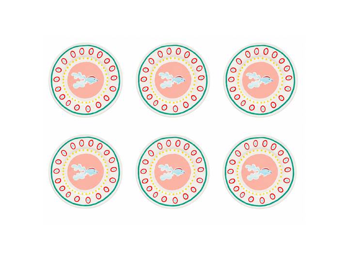 Frühstücksteller Summer Bliss C 6er-Set Ø 22cm Multicolor
