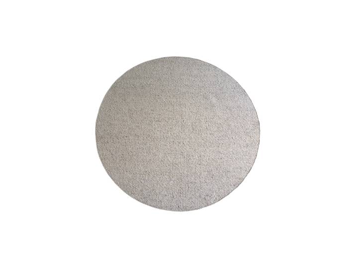 Handgeknüpfter, hochwertiger Wollteppich „Wooland“ Ø 250 cm Natural Rowico