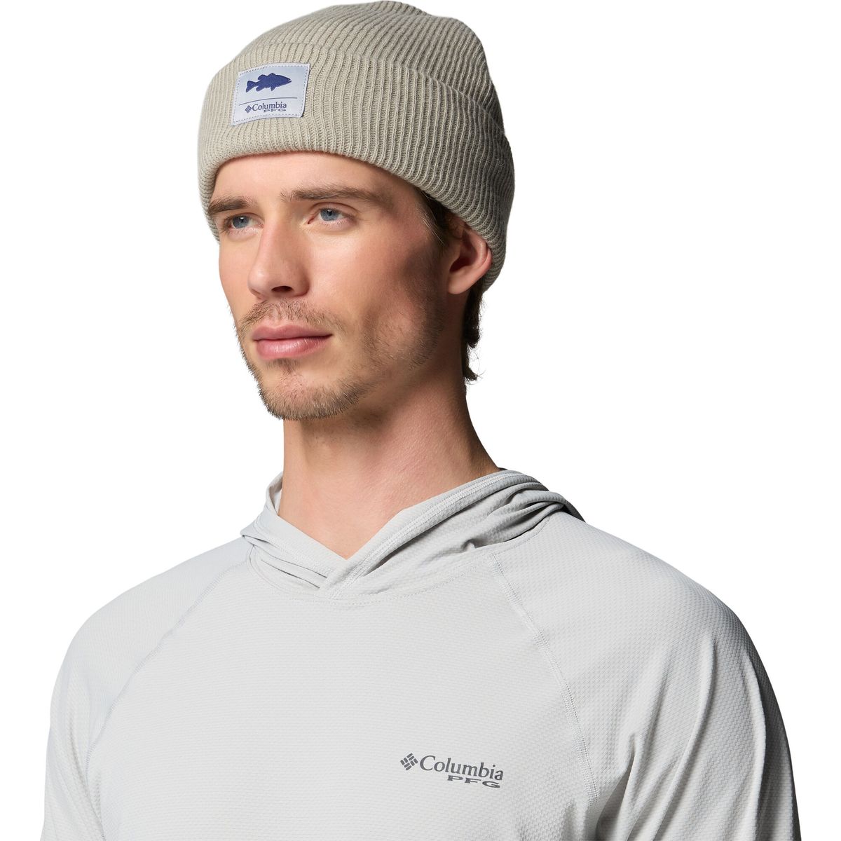 Columbia PFG Cuffed Beanie grey green, bass graphic (395) O/S 209315-2093151-395-O/S