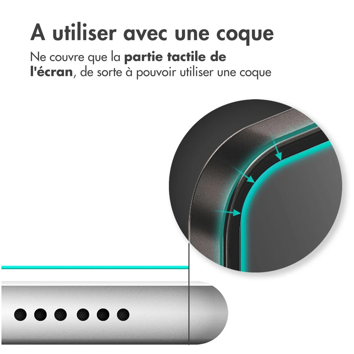 Accezz Gehard Glas Screenprotector voor Motorola Moto G14, Transparant