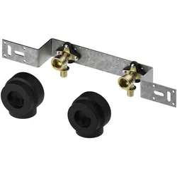 Tece flex Montageeinheit 2 WS Si-Bronze 16 x Rp 1/2", 150 mm inkl. Schalldämmbox, 720567 720567