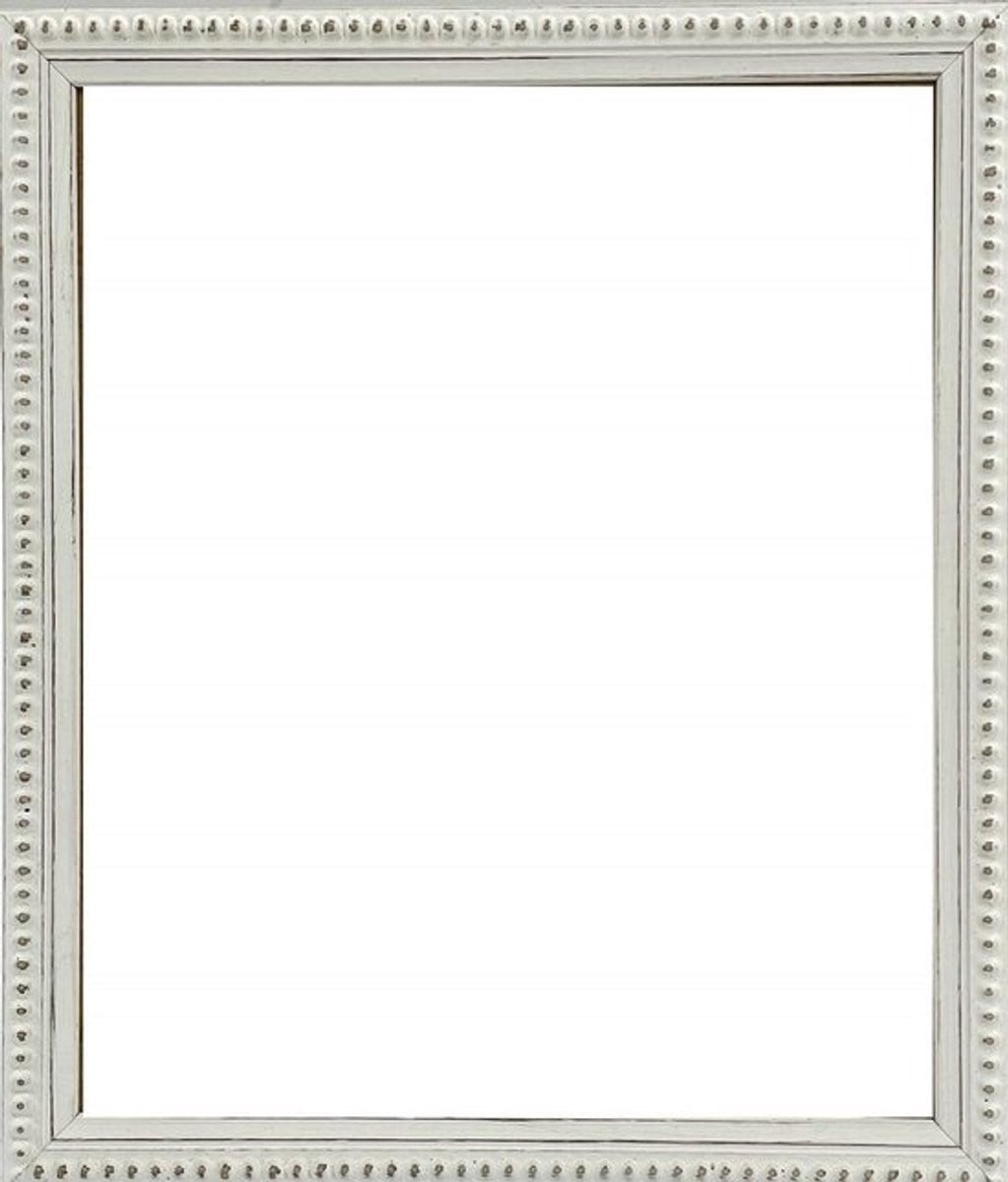 Witte Houten Fotolijst Vierkant 20x20 Inch met Glas