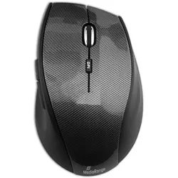 MediaRange MROS207 Maus kabellos Karbon-Optik
