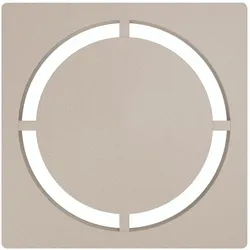 Schlüter Systems KERDI-DRAIN-STYLE Austauschbarer Entwässerungsrost Design 7 Pure Edelstahl TSC - Strukturbeschichtet Creme