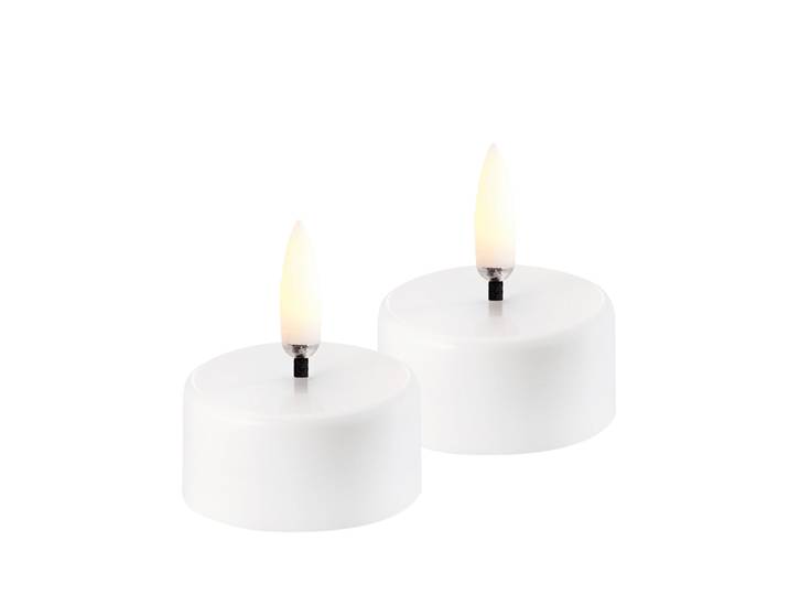 Bougie LED rechargeable, lot de 2, 3,9 cm, blanche - Uyuni Lighting - Salon / séjour - Plastique