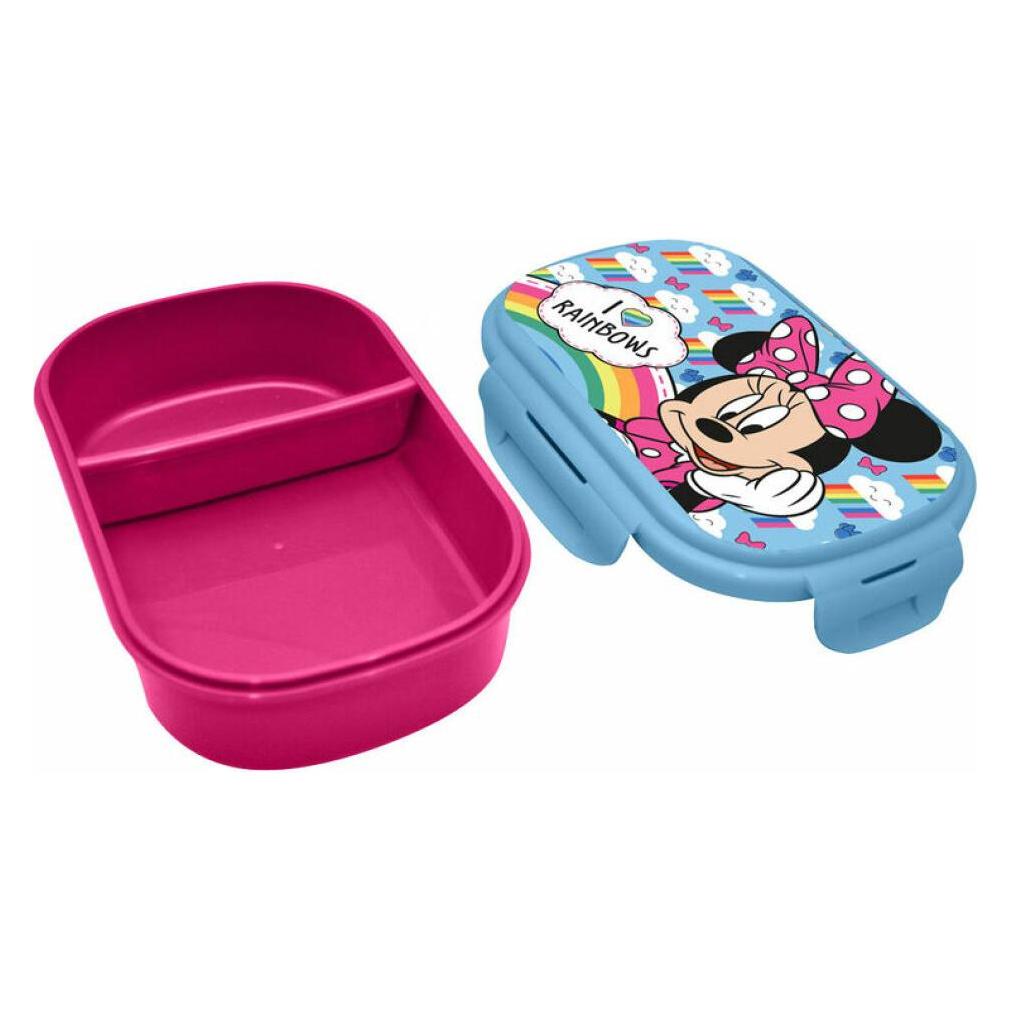 Disney Minnie Rainbows Sandwichbox + Besteck (8435507872539)