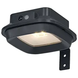 OSRAM ENDURA Style USB Wall Step Slim Sensor IP44 Dark Grey Akku LED Außenwandleuchte mit Bewegungsmelder