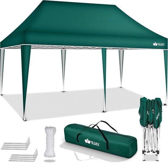 Famanu Pavillon 3x6 m - Wasserfest mit UV-Schutz und Pop-up-Funktion