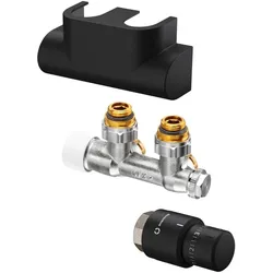 Oventrop Anschlussset Multiblock T Anschlussarmaturen mit Ther, Zubehör Heizen