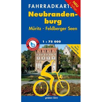 Fahrradkarte Neubrandenburg, Müritz, Feldberger Seen, Sonstige von , Grünes Herz, 978-3-86636-191-1