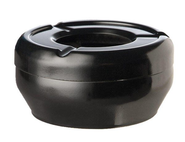 APS Aschenbecher schwarz 83611
