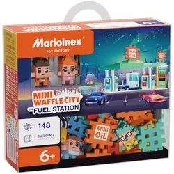 Marioinex *****Klocki wafle mini CityStacjaPaliw 148el 06996