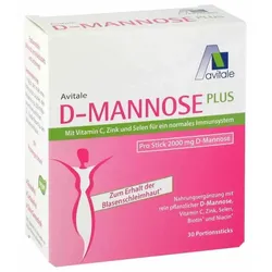 D-MANNOSE PLUS 2000 mg Sticks m.Vit.u.Mineralstof. 30X2.47 g