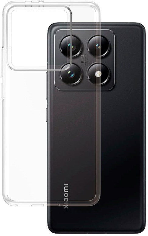 Xiaomi 14T Pro - CARE by PanzerGlass FASHION X-Ray Soft Basic Cover - Gennemsigtig