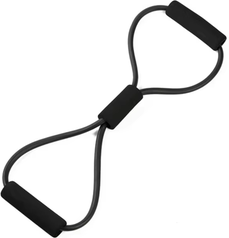 Clever Finds Figure Resistance Band Yoga Stretch Pull Rope For Full Body Fitness Training black