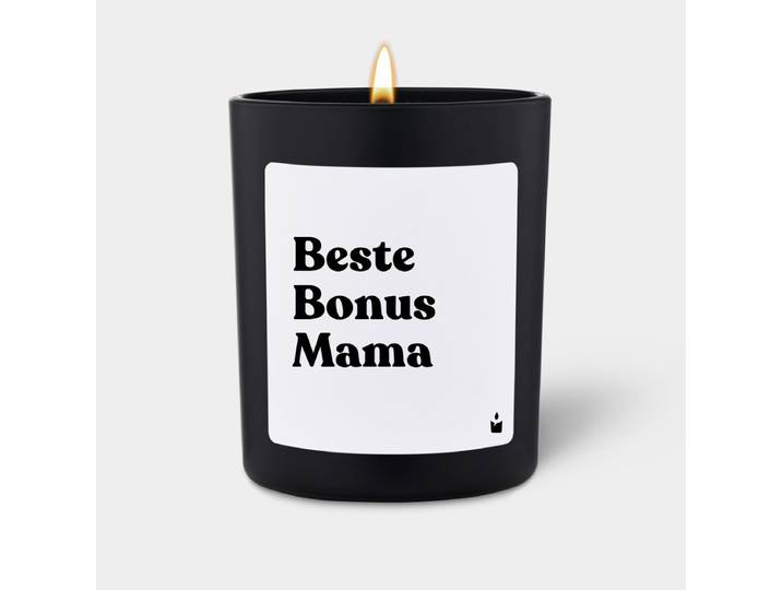 Duftkerze Schwarz Woody Beste Bonus Mama