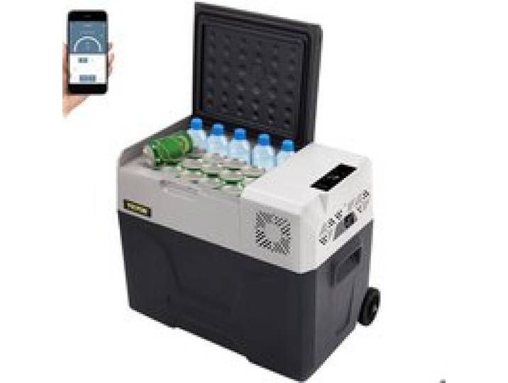 Glacière Congélateur Voiture 40L avec Panneau Numérique -20 à 20℃ pour Maison Voiture et Camping